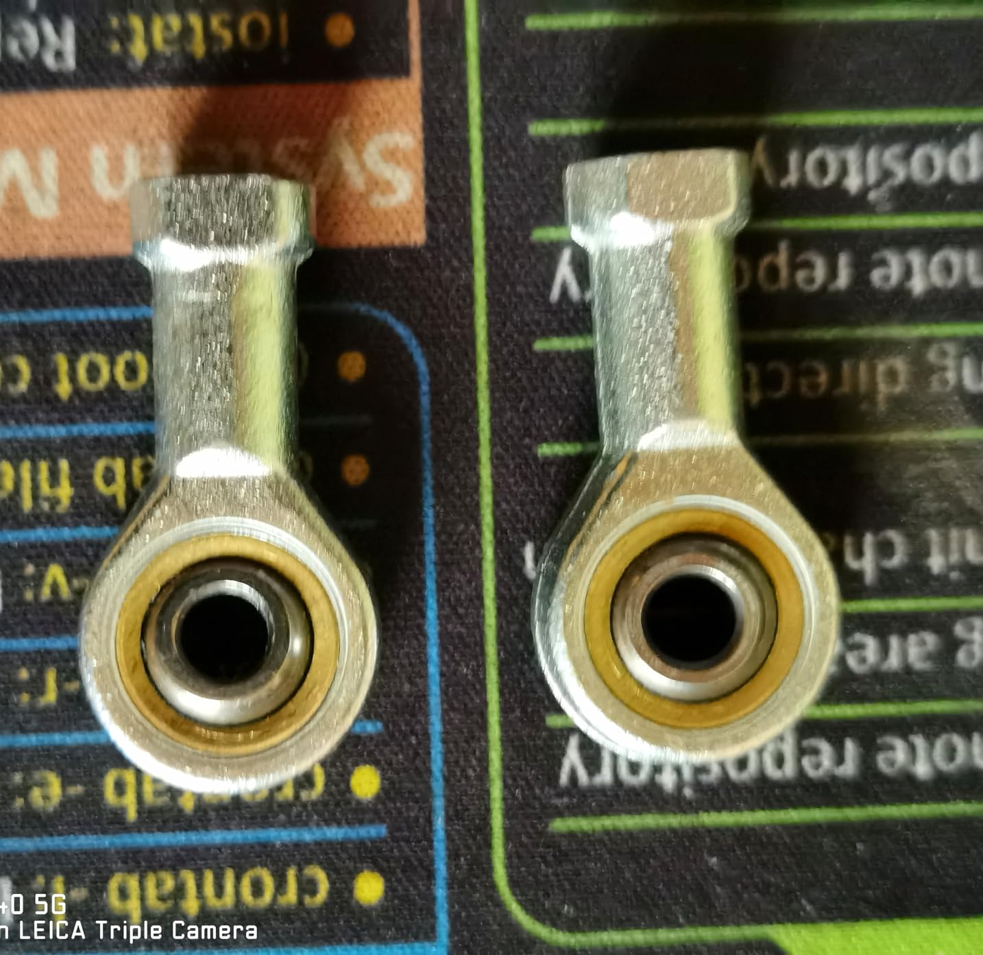 Sourcing Map SI5T/K palier rotule femelle M5 alésage 5 mm 4 pcs