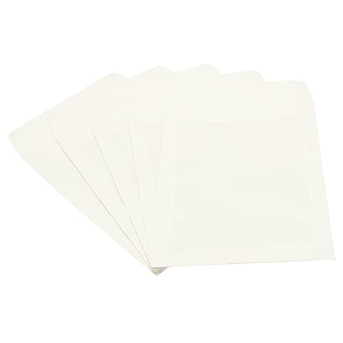 Sourcing Map A5 Enveloppe Fenêtre Blanche Simple Face x10