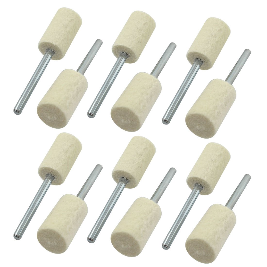 SOURCINGMAP bob feutre cylindrique 10 mm lot 12 polissage
