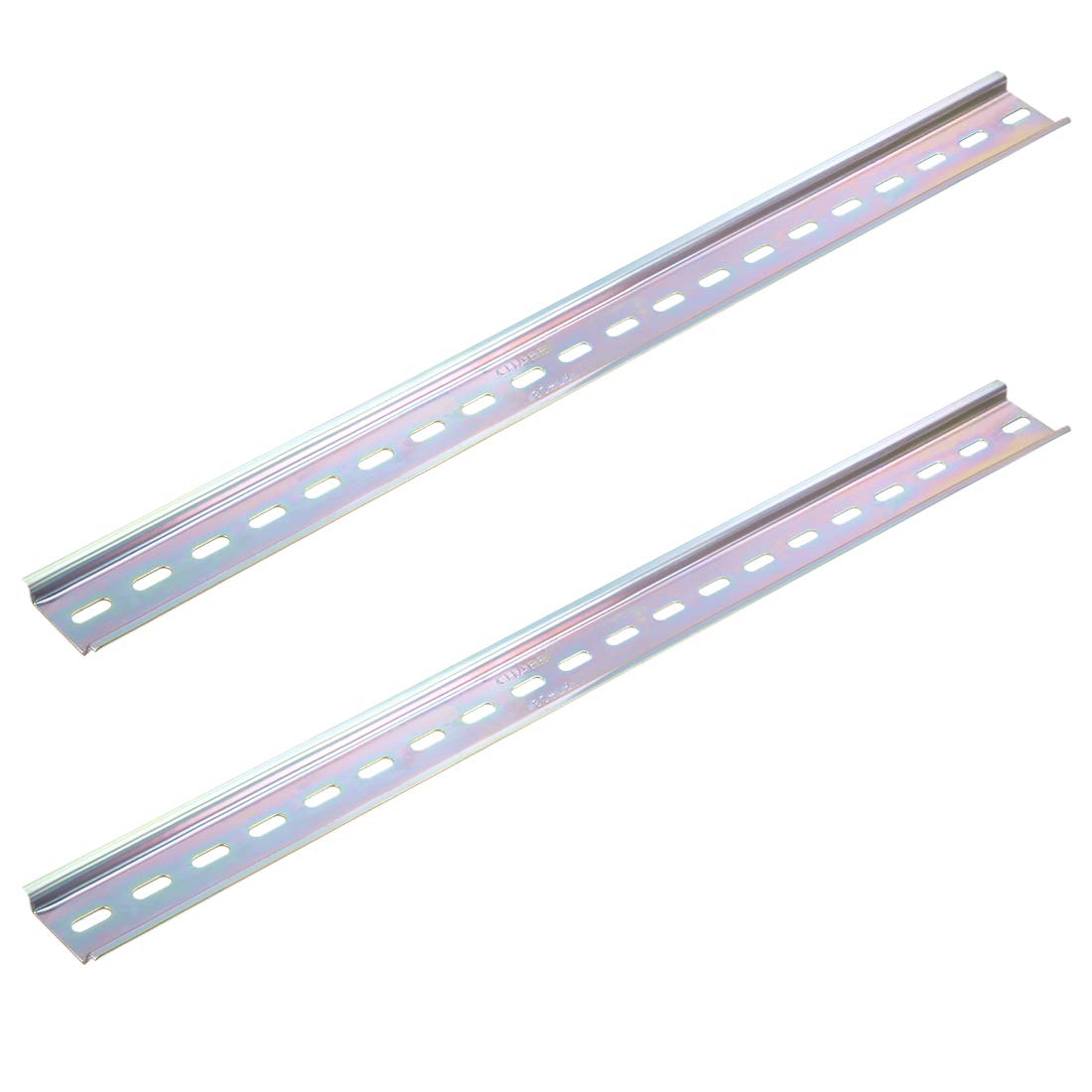 Sourcingmap rail DIN acier 400 mm lot 2