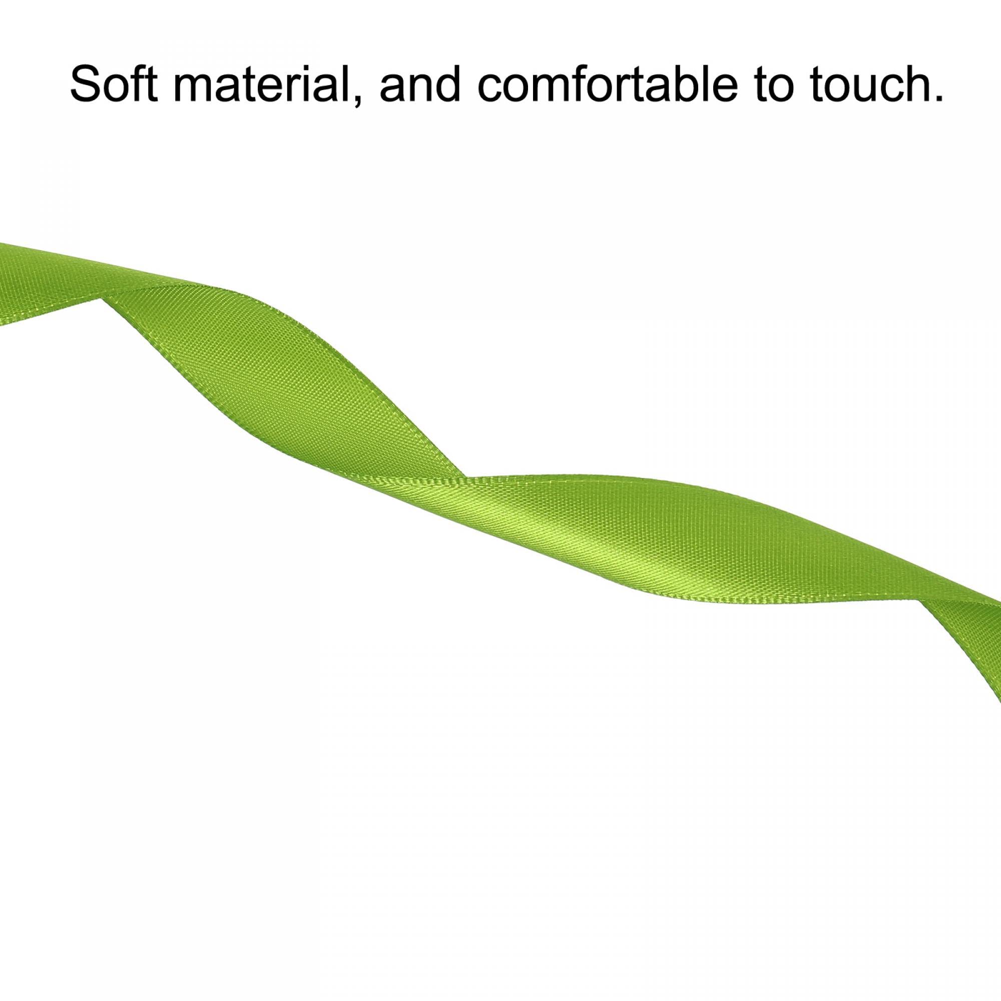 Sourcing Map Ruban Satin Vert 20 mm x 91,4 m Rouleau