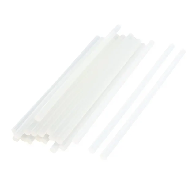 Sourcingmap Home & Garden bâton colle 7x170mm transparent 20 pcs