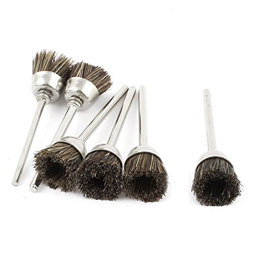 Sourcingmap roue brosse polissage nylon 15 mm lot 6