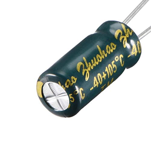 sourcing map Industrial condensateur alu 4.7UF 100V lot 20