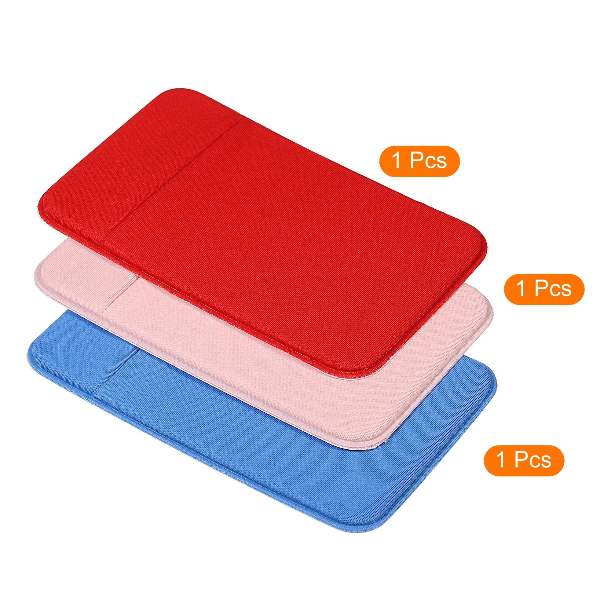 Sourcing Map Electronics porte-carte adhésif rose rouge bleu x3