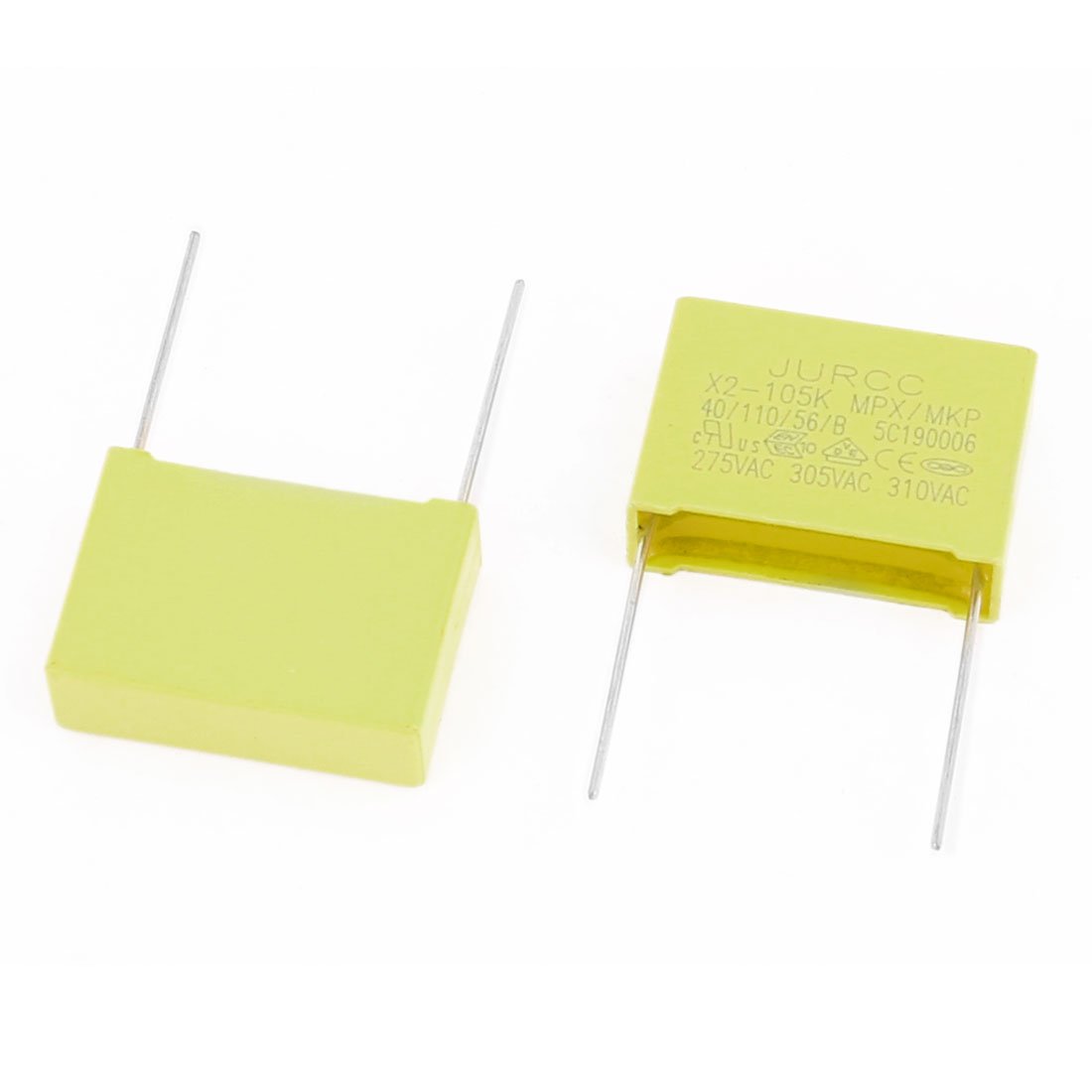 Sourcingmap X2-105K condensateur sécurité 1uF 310V lot 10 jaune