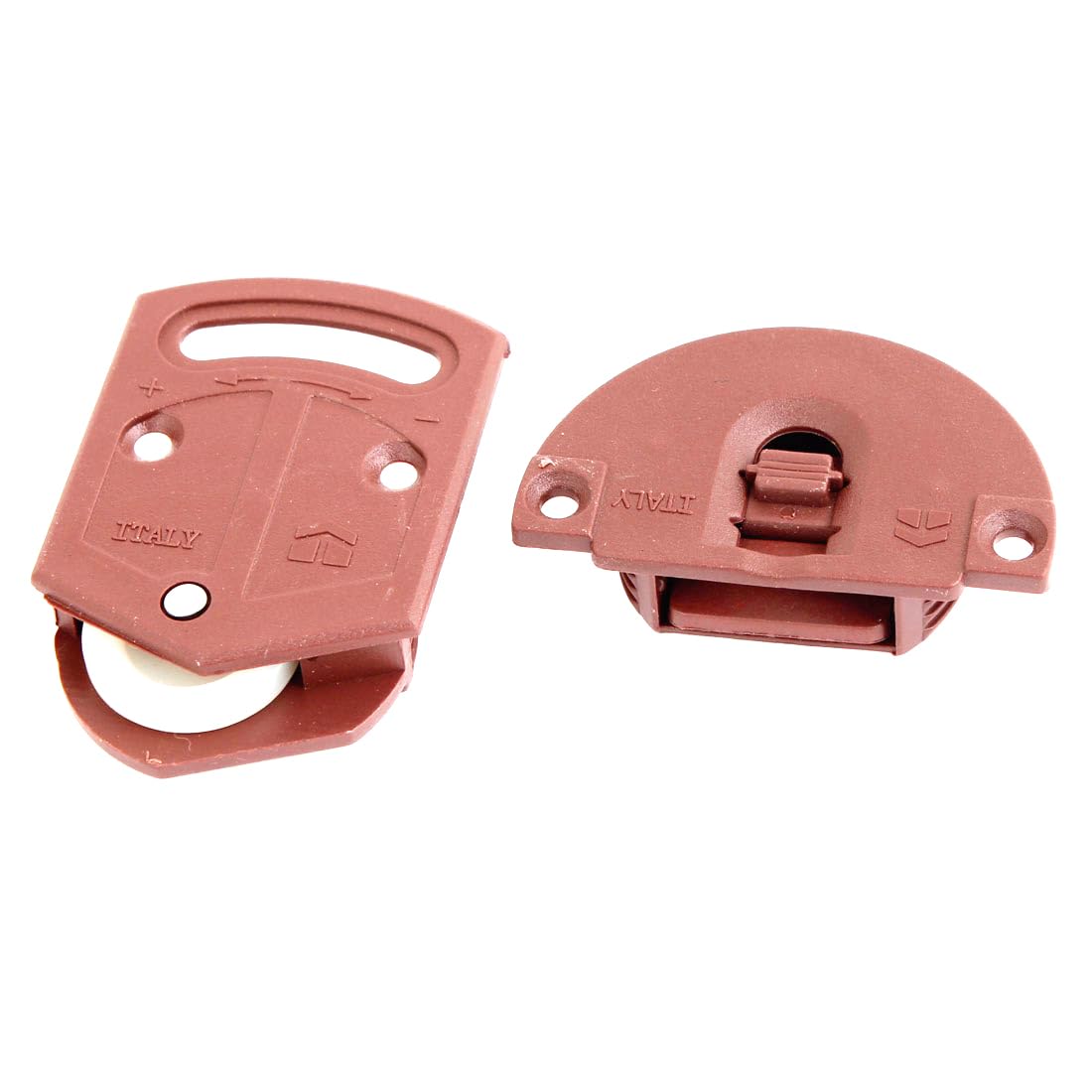 Sourcing Map Home & Garden Roulette Porte Coulissante 21mm Blanc