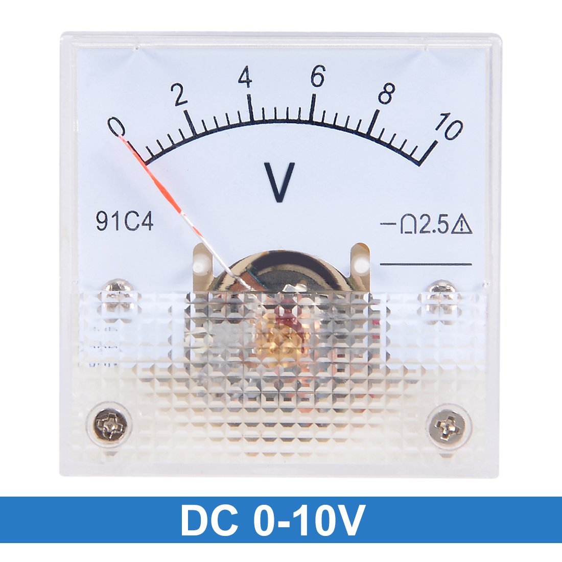 Sourcing Map 91C4 Voltmètre Analogique Panneau DC 0-10V