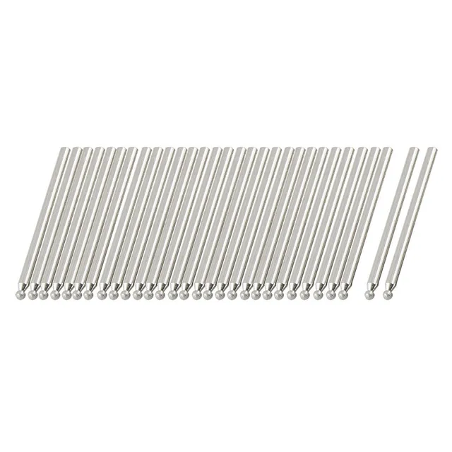 sourcingmap Pointe diamantée boule 2,3 mm tige 3 mm 30 pièces