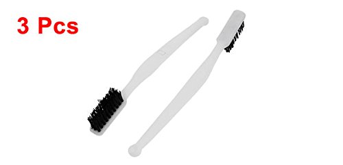 Sourcingmap Brosse Nylon 18 cm Lot de 3 Blanc