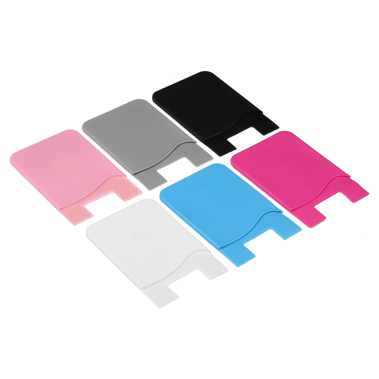 sourcing map porte-carte téléphone silicone lot 6 couleurs