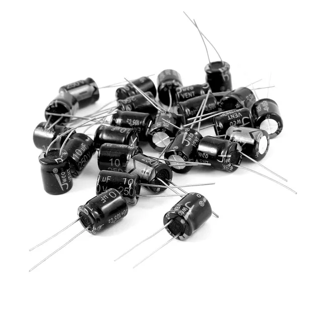 Sourcingmap Condensateur Électrolytique 10uF 250V Lot 25