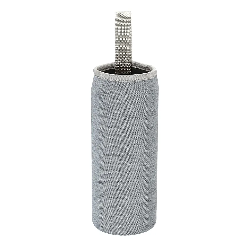 Sourcing Map Housse bouteille néoprène 500ml gris lot 2 isotherme