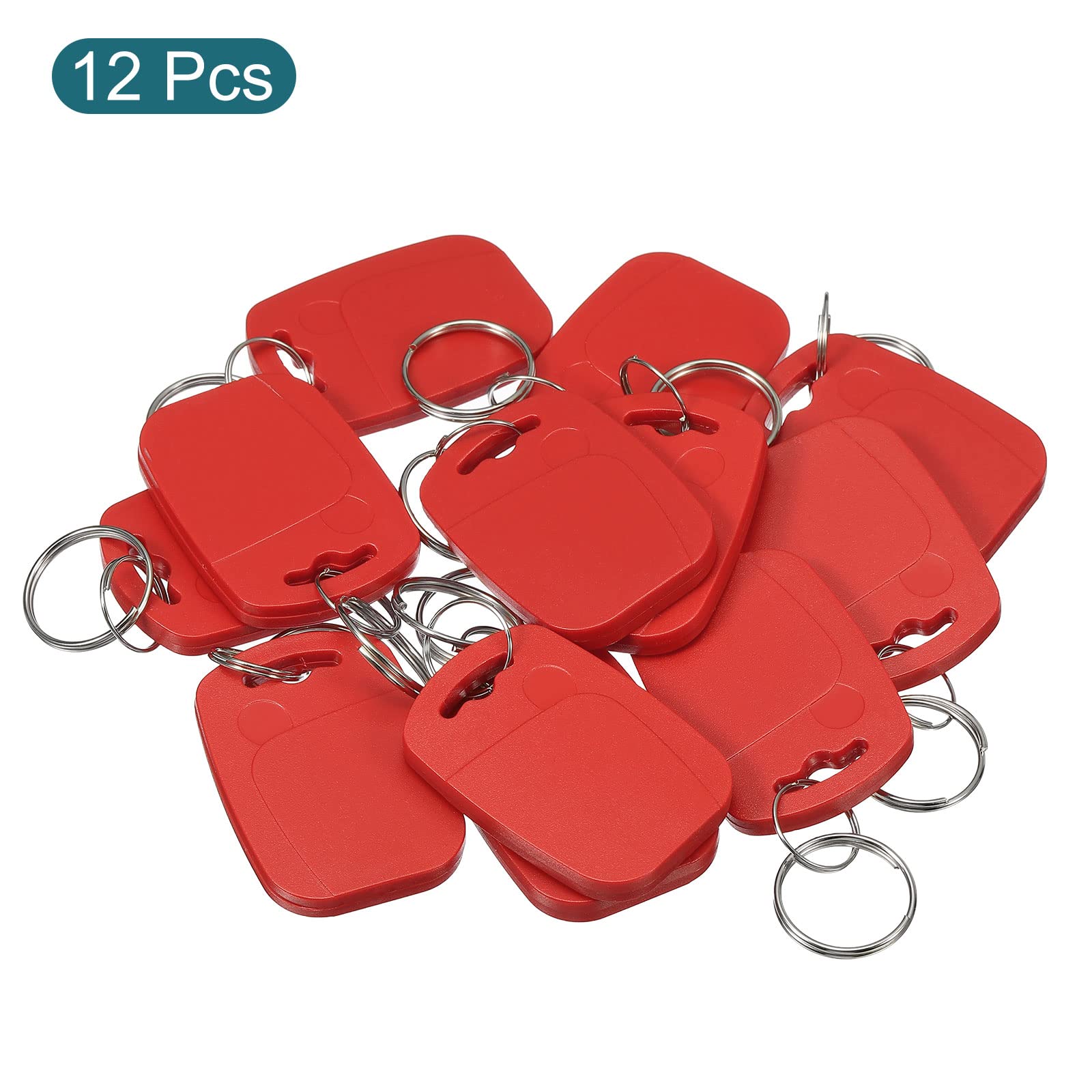 sourcing map M1 porte-cles RFID 13,56 MHz rouge x12 lecture seule