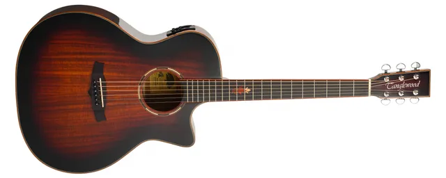 Tanglewood Winterleaf Exotic TWX6CEK guitare folk koa