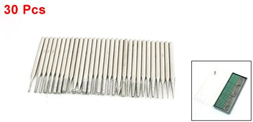 Sourcingmap Foret Diamant Boule Flamme 3mm Lot de 30