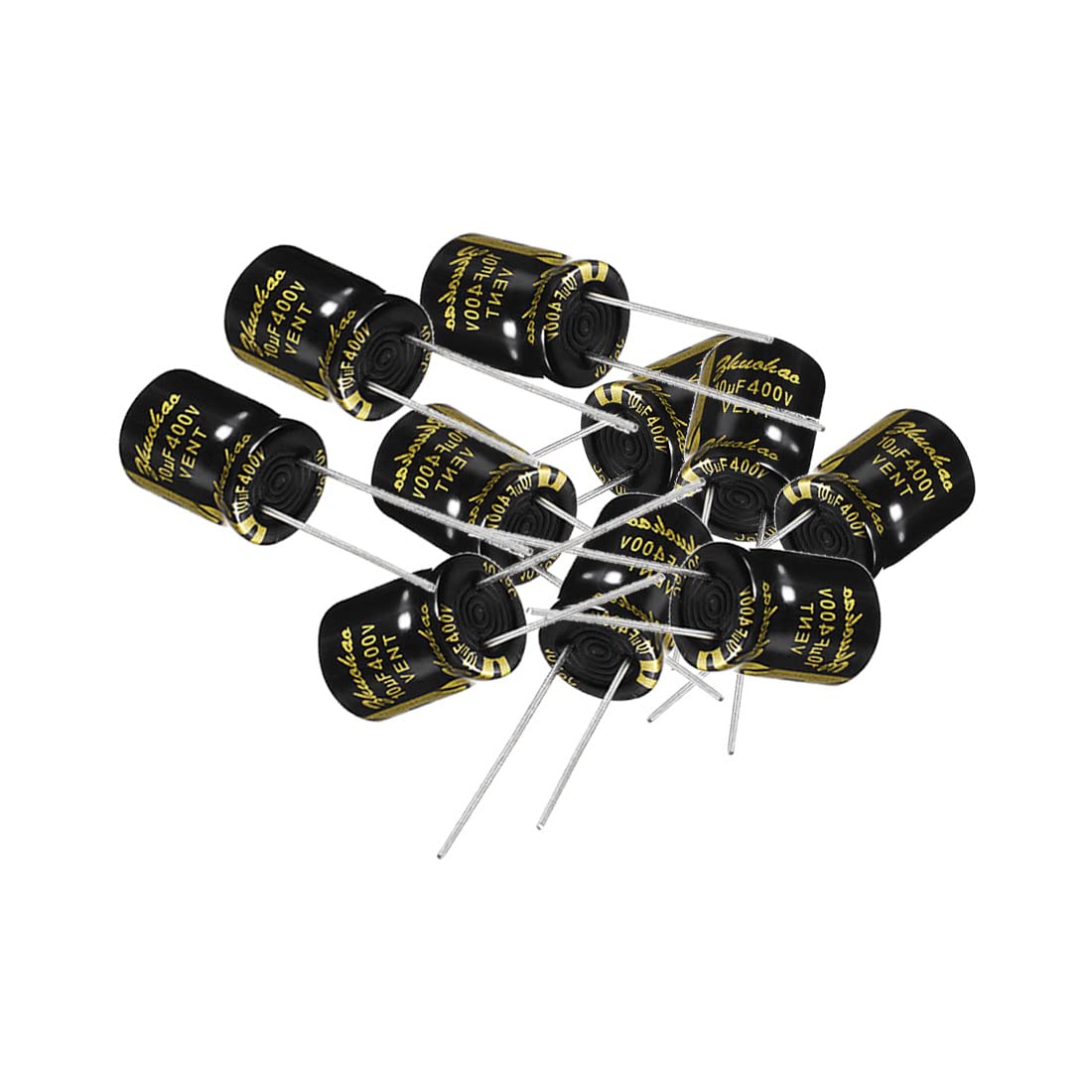 sourcing map 10uF 400V condensateur électrolytique 10x13mm lot 10