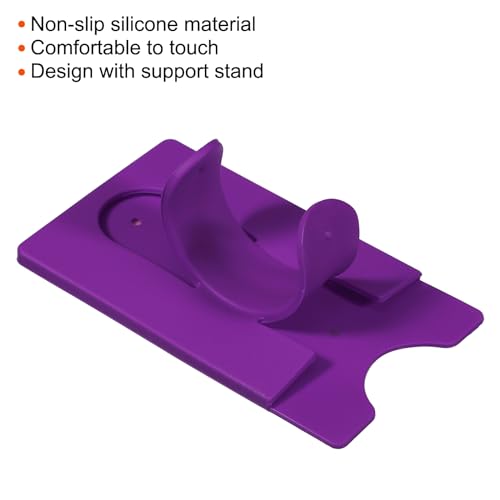 Sourcing Map Electronics porte-carte téléphone violet lot 3 silicone