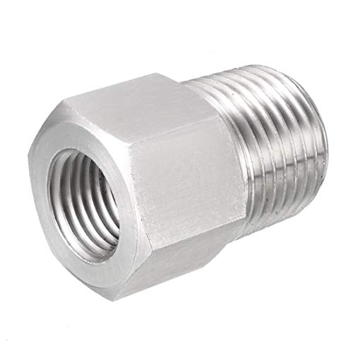 Sourcingmap adaptateur inox 1/2 NPT mâle M14x1,5 raccord