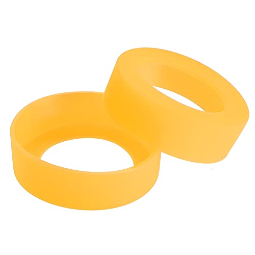 Sourcing Map Home Protège-bouteille Silicone 62mm Orange Lot 2
