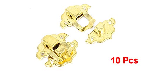 sourcingmap loquet boîte laiton 28 mm lot de 10