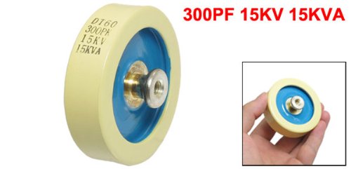 Sourcingmap 300PF 15KV condensateur céramique haute tension beige