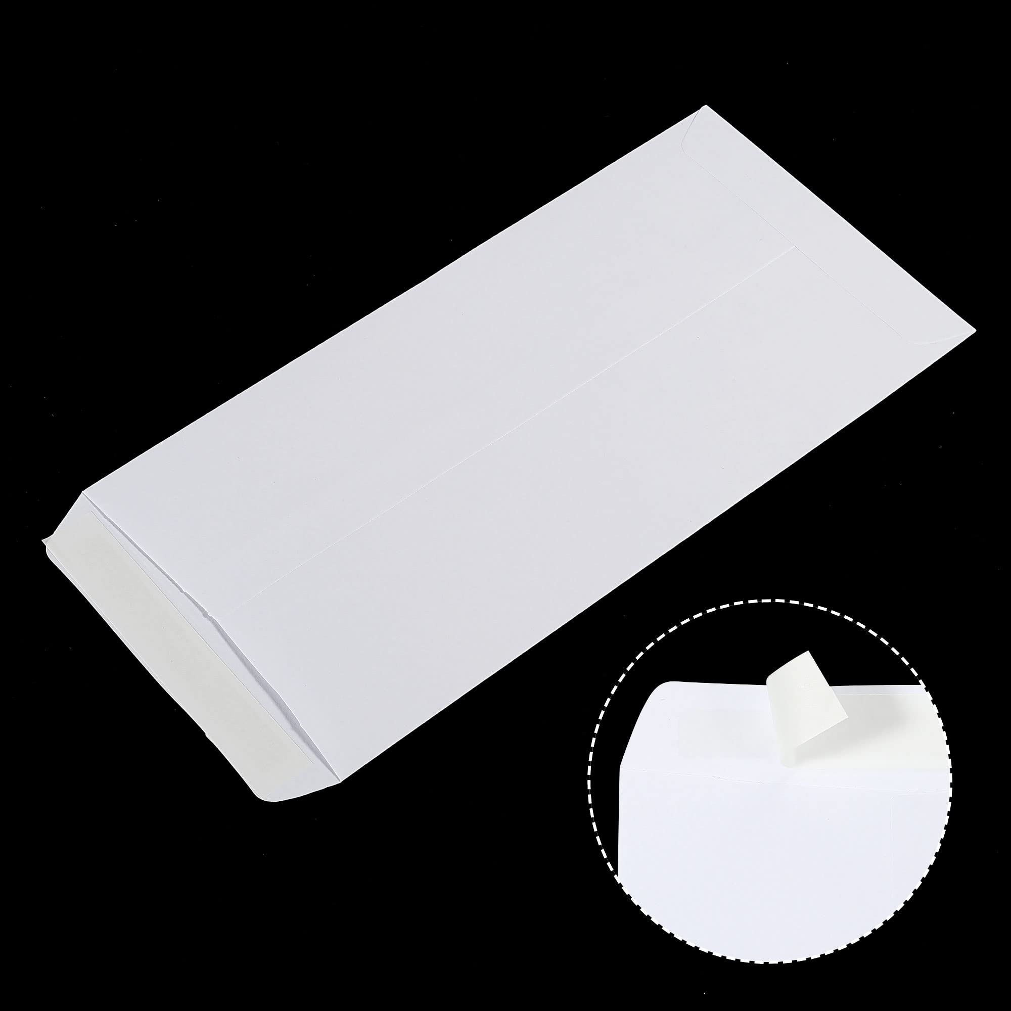 sourcing map #5 enveloppes blanches 50 pièces autoadhésives 22x11 cm