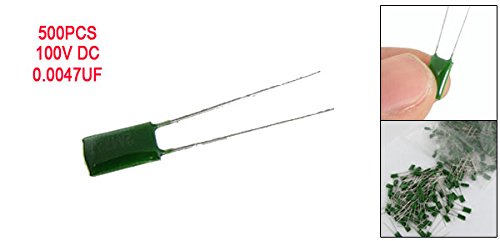 Sourcingmap 0.0047uF 100V condensateur polyester Mylar 500pcs