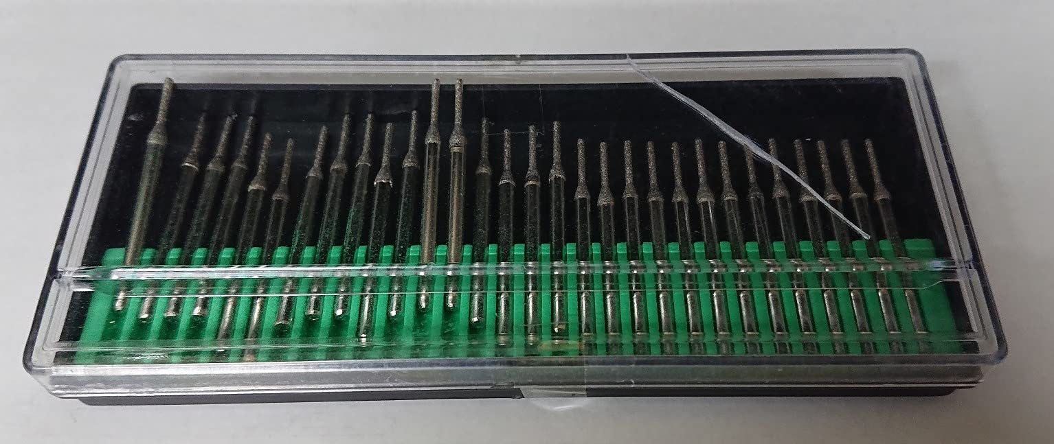 Sourcingmap Industrial fraise diamant cylindrique 1,5mm lot 30 coffret