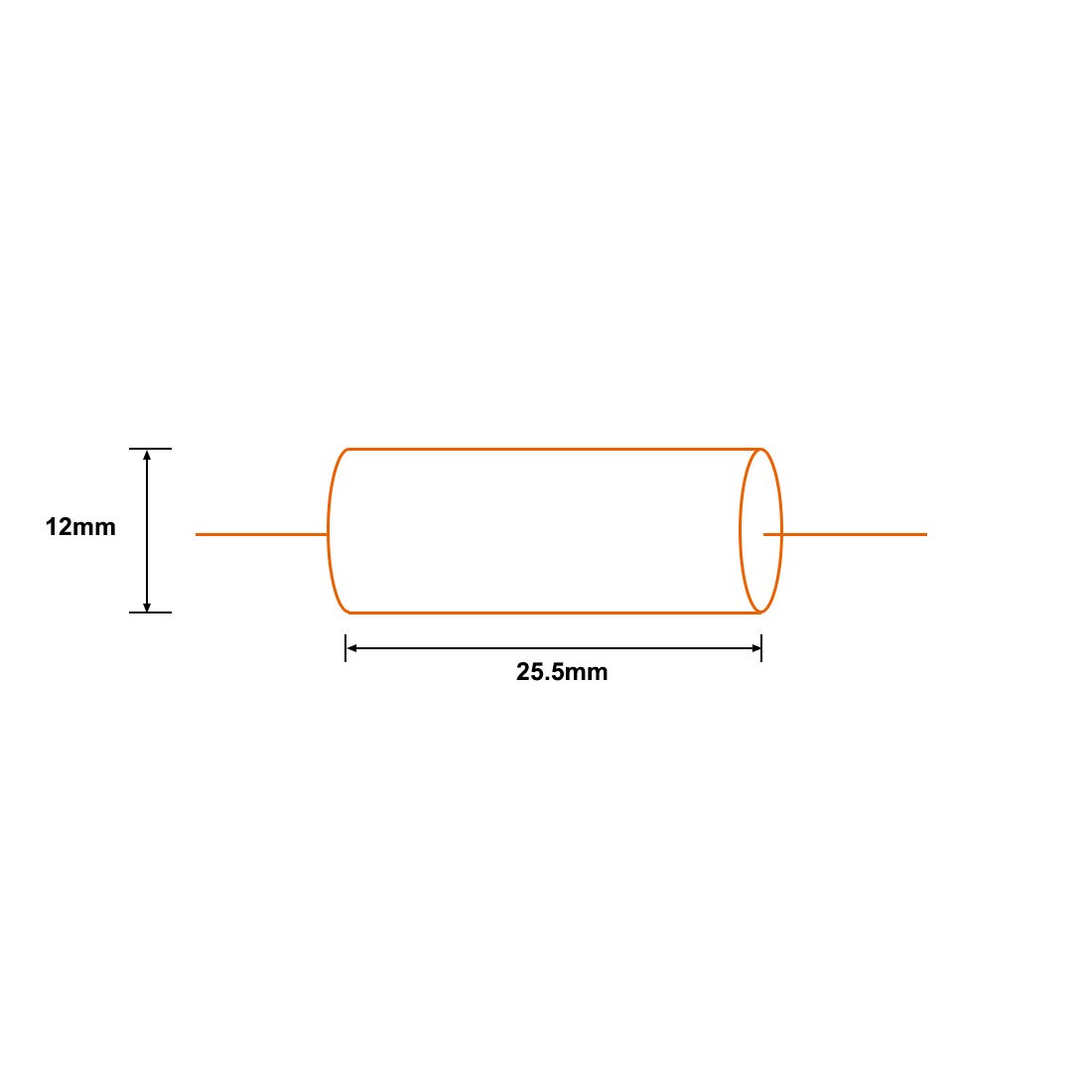 sourcing map 2.2uF 100V condensateur film axial jaune