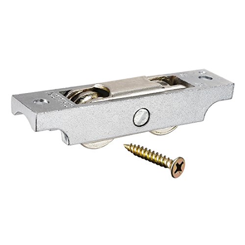 Sourcingmap Roulette Porte Coulissante 16mm Double Roue Acier