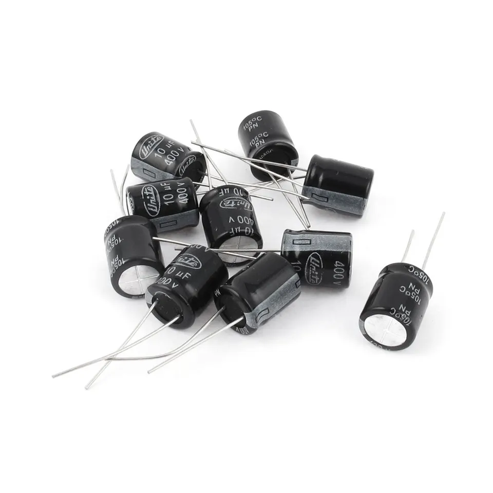 sourcing map 10uF 400V condensateur radial 10 pièces 10x13mm