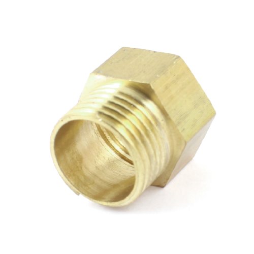 Sourcingmap Bague Laiton 1/2 NPT Raccord Hexagonal Mâle Femelle