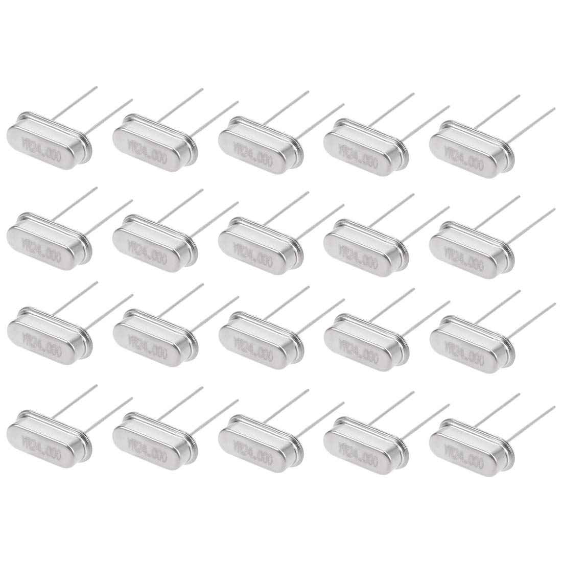 Sourcingmap HC-49S Oscillateur Quartz 24 MHz DIP 2 Broches