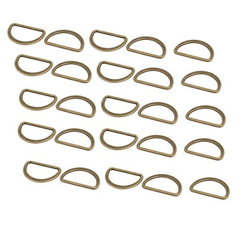 Sourcingmap Home Anneau Soudé Bronze Zinc 30mm Lot 25