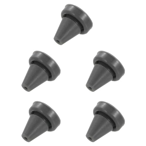 SOURCINGMAP Embouts Silicone Pommeau Douche Gris Foncé x5 12mm