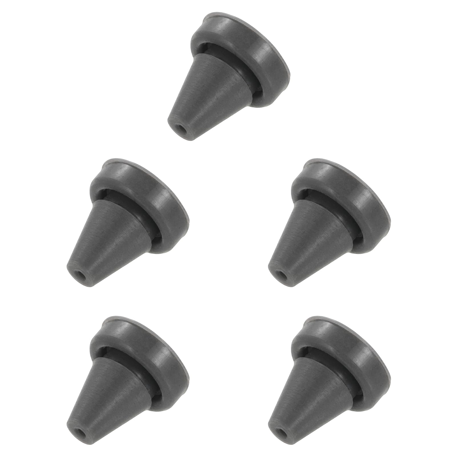 SOURCINGMAP Embouts Silicone Pommeau Douche Gris Foncé x5 12mm