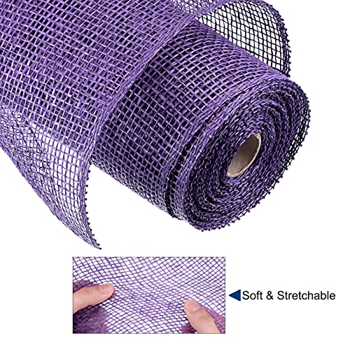 Sourcingmap Home & Garden ruban toile de jute violet 25,4 cm x 9 m