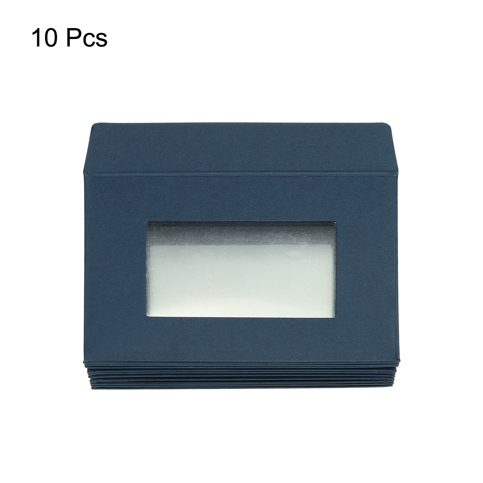 Sourcing Map 10x8 Enveloppe Fenêtre Bleue Double Face x10