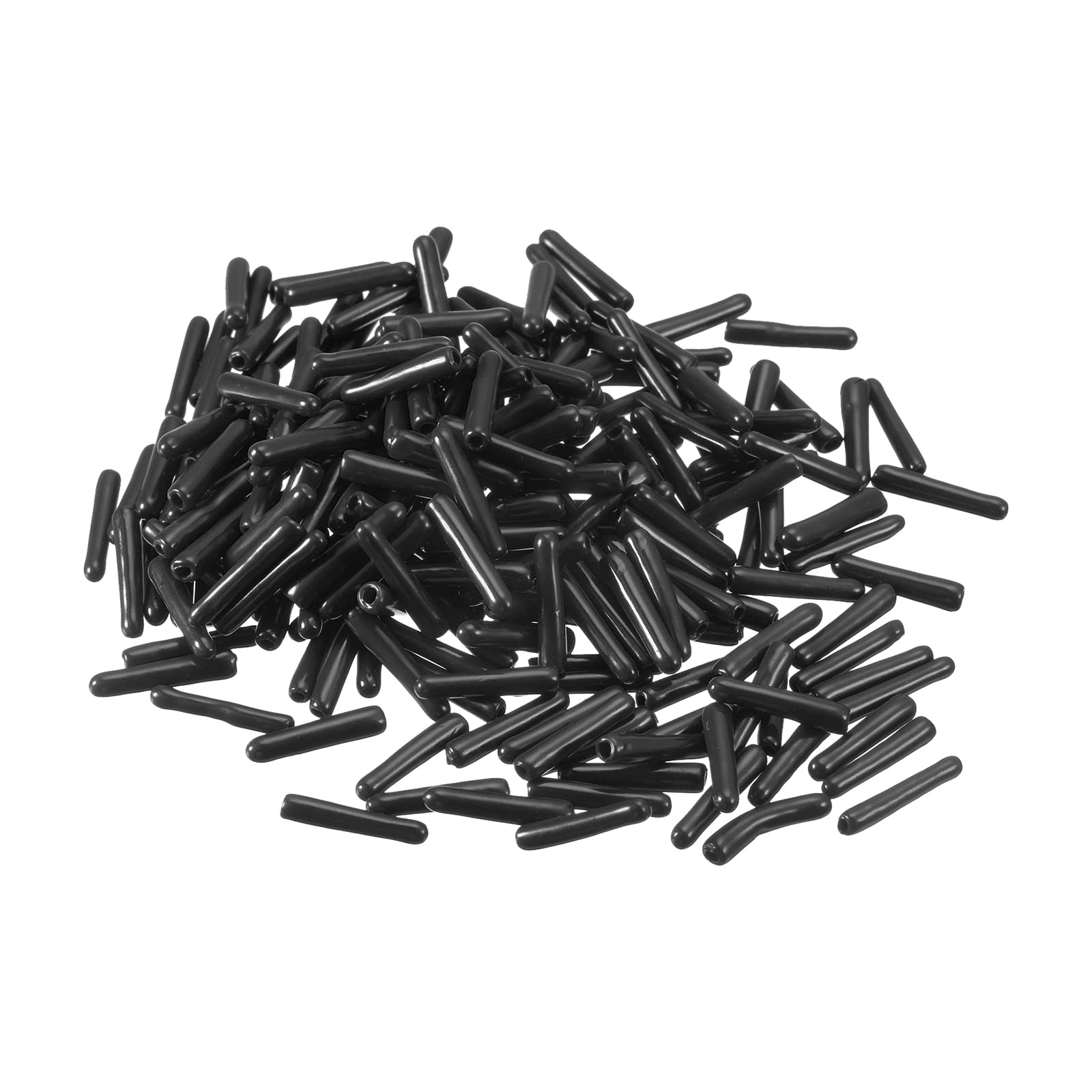 sourcing map capuchons caoutchouc noir 1,5mm lot 240