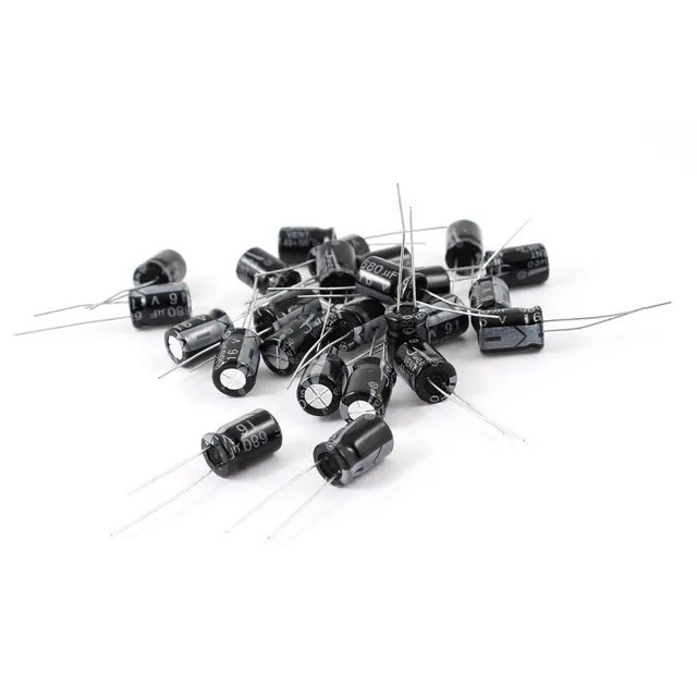 sourcing map condensateur électrolytique 680uF 16V lot 25