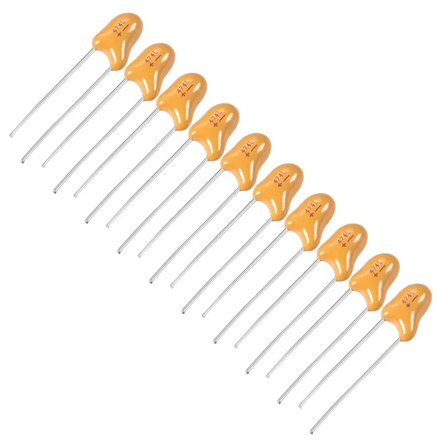 Sourcingmap condensateur tantale 0,47µF 35V lot de 10