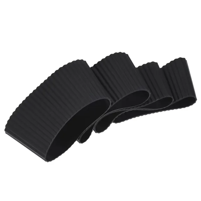 Sourcingmap Home & Garden manchon tasse silicone noir 60 mm lot 4