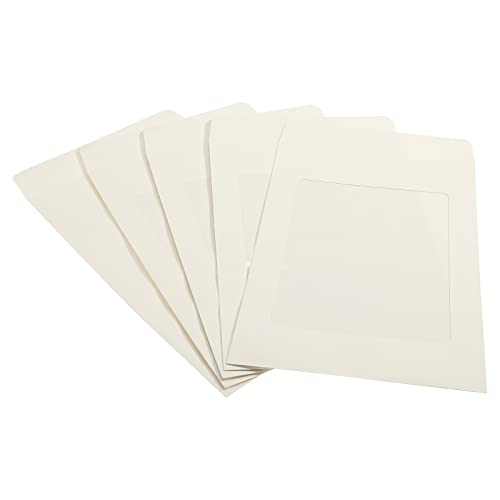 sourcingmap A4 enveloppe à fenêtre blanche lot 10 simple face