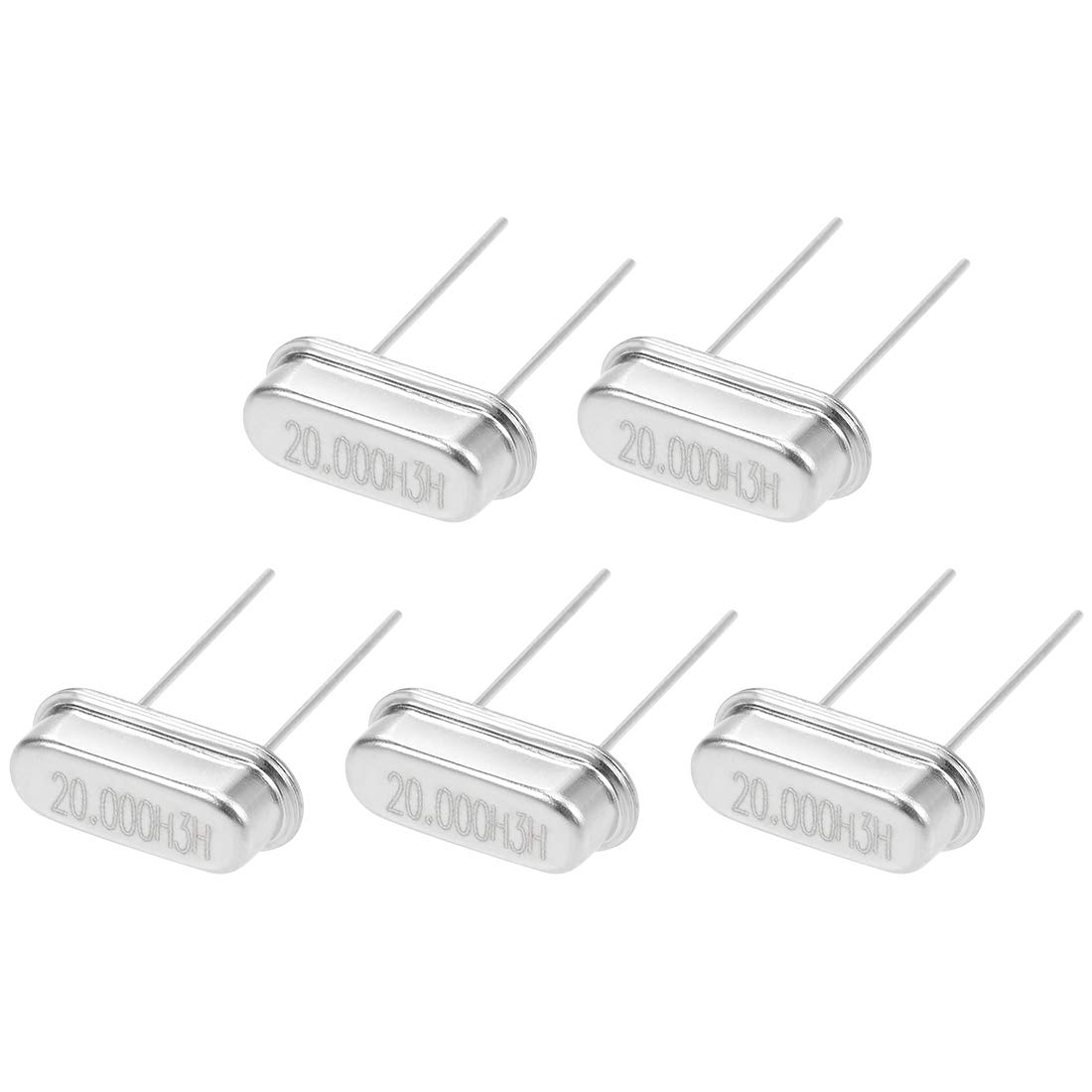 sourcing map HC-49S 20 MHz quartz oscillateur DIP 2 broches 20pF