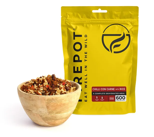 Firepot Chilli con Carne and Rice plat riz 135g