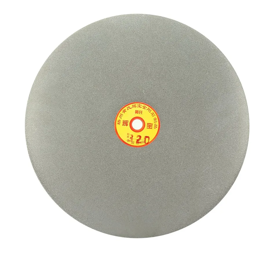 Sourcingmap Disque Diamant 250 mm Grain 320 Plat 10"