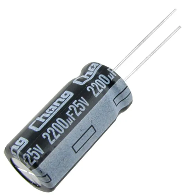 sourcing map Condensateur 2200uF 25V radial 20pcs