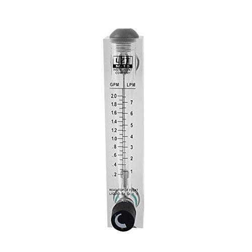 Sourcingmap LZT M-15 débitmètre eau 0,2-2 GPM 1/2 BSP