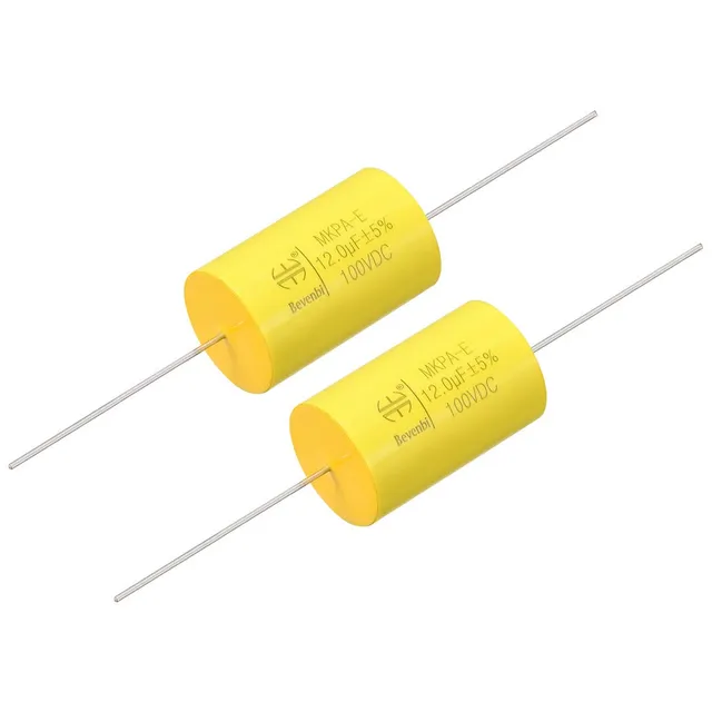 Sourcing Map Condensateur film polyester axial 12.0uF lot 2